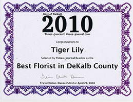 Fort Payne Florist | Fort Payne AL Flower Shop | TIGER LILY FLOWERS & GIFTS