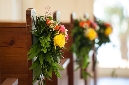 Aisle decorations