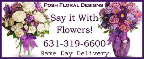 Image with say it will flowers and same day delivery on it with an flower bouquet